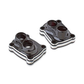 Arlen Ness, 10-Gauge tappet block cover kit. Black TAPPET BLOCK COVERS Arlen Ness