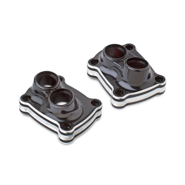 Arlen Ness, 10-Gauge tappet block cover kit. Black TAPPET BLOCK COVERS Arlen Ness