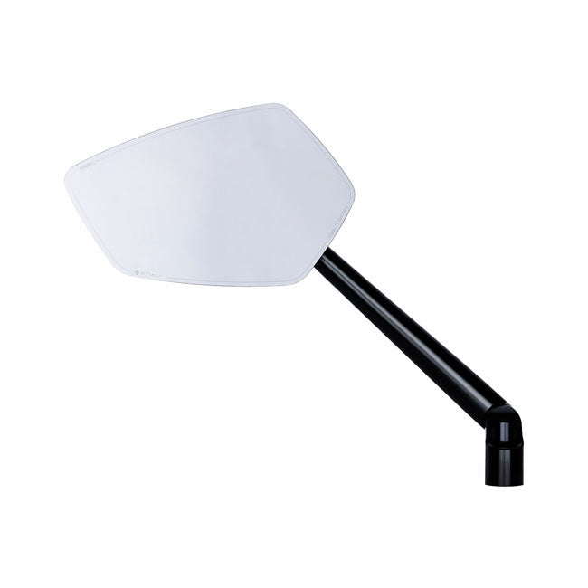 Left View Race Mirrors, Black Mirrors Motogadget