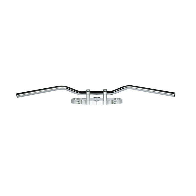 TRW, 22mm (7/8") Superbike handlebar. Sportive. Chrome HANDLEBARS Trw