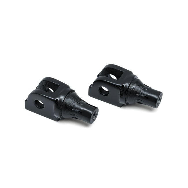 Kuryakyn, Tapered front footpeg adapter. Gloss black FLOORBOARDS MOUNTING PARTS Kuryakyn