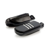 Galaxy, Foot Peg Set Black Footpegs Mcs