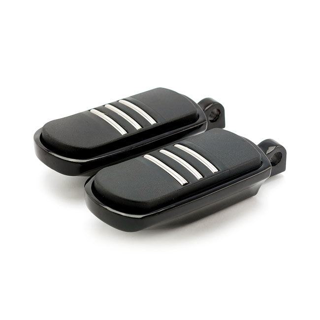 Galaxy, Foot Peg Set Black Footpegs Mcs