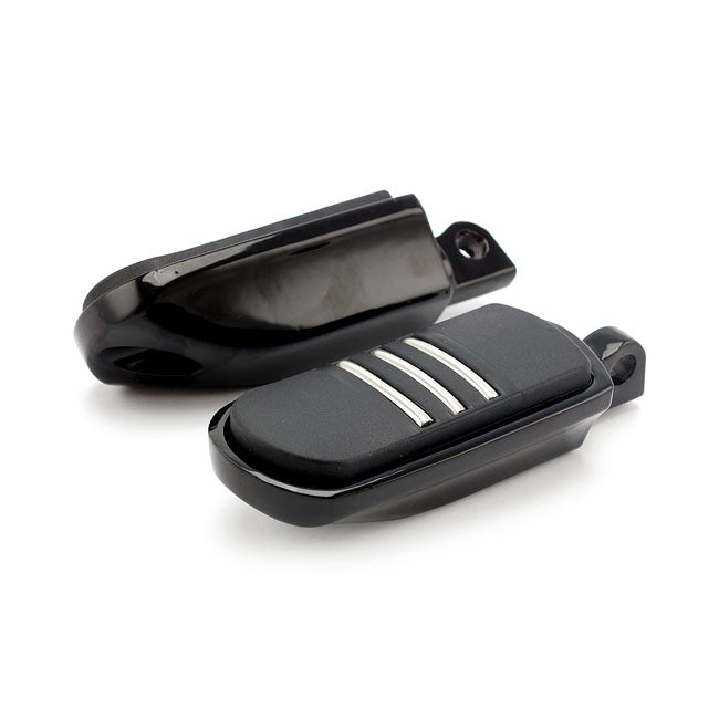 Galaxy, Foot Peg Set Black Footpegs Mcs