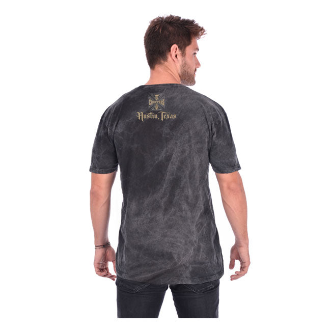 West Coast Choppers "Chief" T-Shirt - Dark & Grey T-Shirt West Coast Choppers