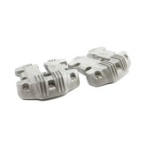 Emd, ''Ribbed Style'' Rocker Cover Set. Raw Rocker Covers Emd