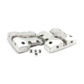 Emd, Wtf ''Shovel Style'' Rocker Cover Set. Semi Polished Rocker Covers Emd