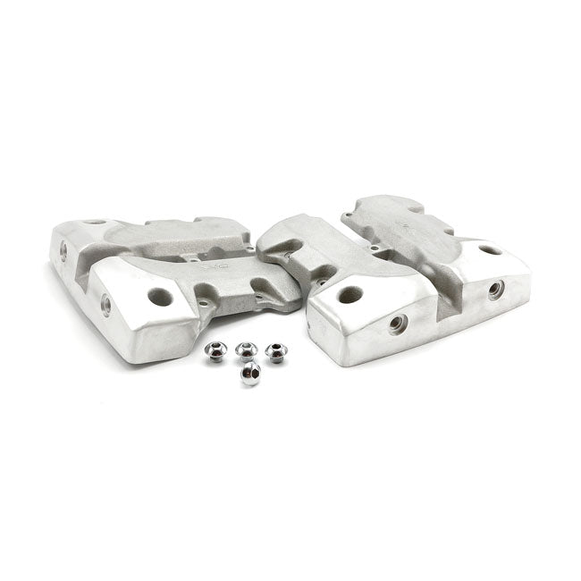 Emd, Wtf ''Shovel Style'' Rocker Cover Set. Semi Polished Rocker Covers Emd