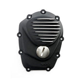 Emd, Cam Cover ''Ribbed''. Black Cut Cam Covers Emd