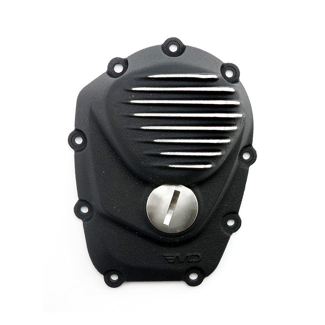 Emd, Cam Cover ''Ribbed''. Black Cut Cam Covers Emd
