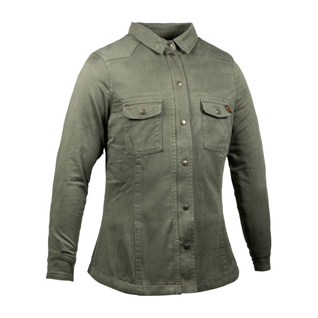 John Doe Motoshirt female XTM© olive SHIRTS John Doe