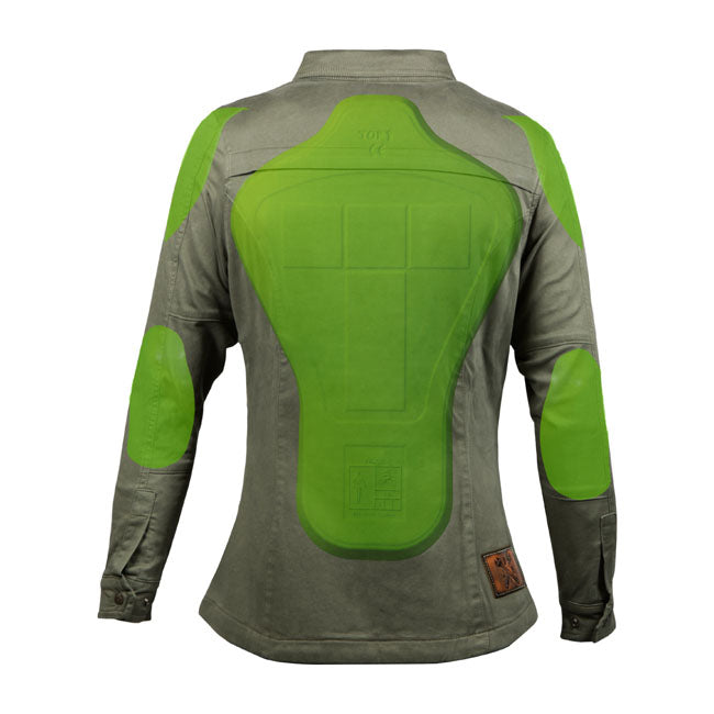John Doe Motoshirt female XTM© olive SHIRTS John Doe