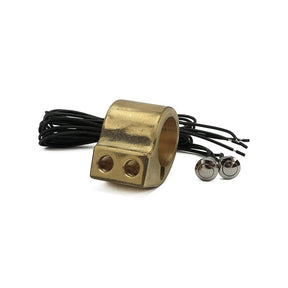 Wannabe Choppers, Wanna Button 1". Brass Switch Housings Wannabe Choppers