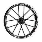 Arlen Ness, rim Procross 6.25 x 17. Rear. Black RIMS ALUMINUM Arlen Ness