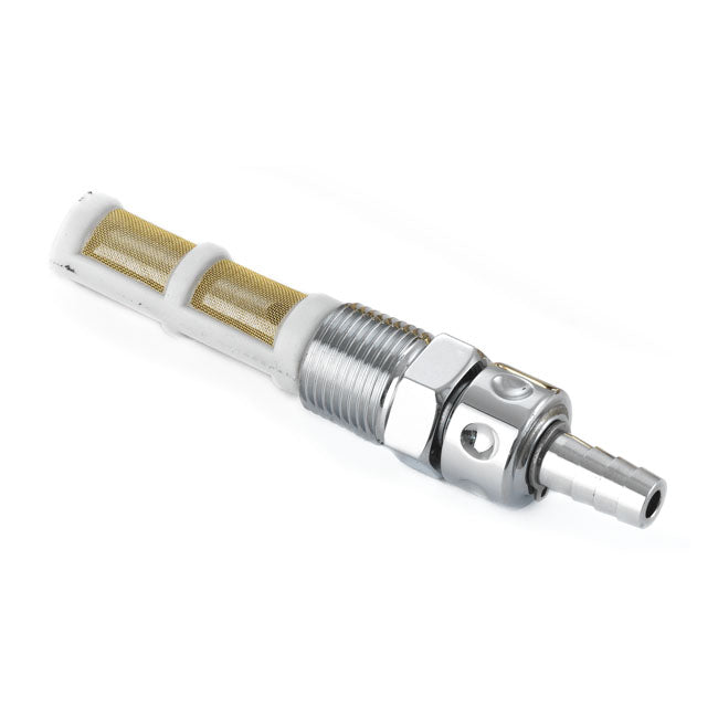 Kustom Tech Brass Petcock, Chrome Petcocks Kustom Tech