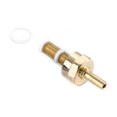 Kustom Tech Brass M22x1 Custom Fuel Line Fitting, Polished Fuel Line Kustom Tech