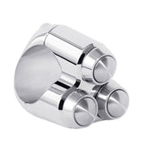 Motone, Micro Switch With 3 Buttons. Chrome Switches Handlebar Motone