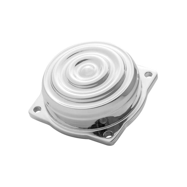 Motone, Cv Carburetor Top Cover. Finned/Rippled. Polished Carbs Cv Repl Parts Motone