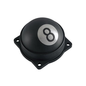 Motone, Cv Carburetor Top Cover. 8 Ball. Black Carbs Cv Repl Parts Motone