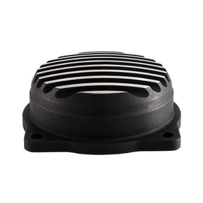 Motone, Cv Carburetor Top Cover. Finned/Rippled. Black Carbs Cv Repl Parts Motone