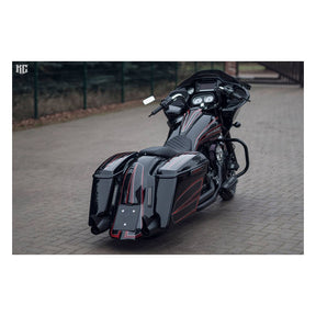 Killer Custom 4" Down Stretch Extended Saddlebags Saddlebags Killer Custom