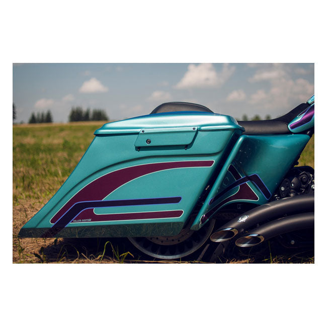 Killer Custom, 7" Stretch Down Extended Saddlebags Saddlebags Killer Custom