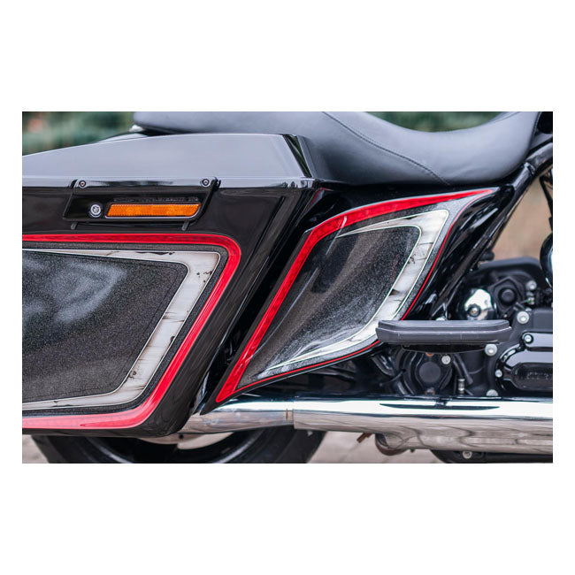 Killer Custom Stretched Extended Side Covers "Wave" Side Covers Killer Custom