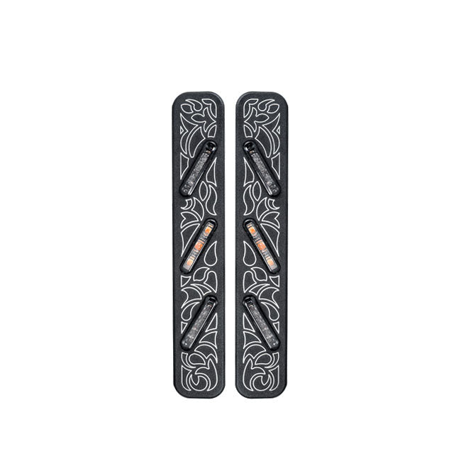 Killer Custom, 3 In 1 ''Tribal'' Led Tail Light/Turn Signals Taillight/Turn Signals Combo Killer Custom