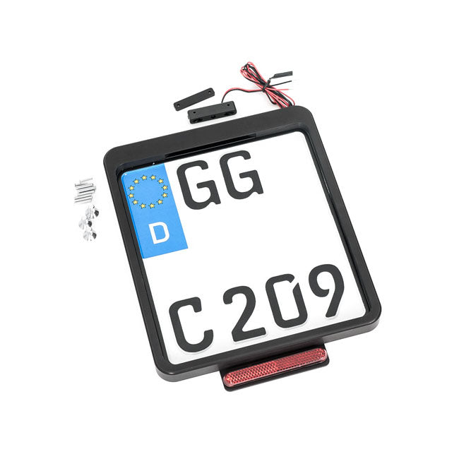 Killer Custom, "Blind Hole" German License Plate Housing License Plate Holders Killer Custom