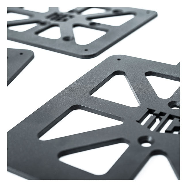 Killer Custom, ''Web'' License Plate Holder For Germany. Black License Plate Holders Killer Custom