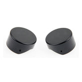 Cult-Werk, 2-piece fork tube cap bolt cover kit. Black FORK TUBE CAPS Cult Werk