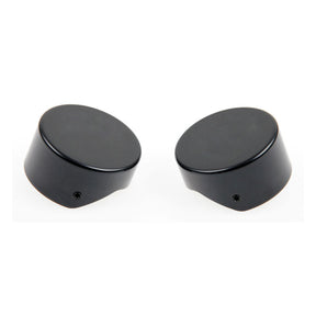 Cult-Werk, 2-piece fork tube cap bolt cover kit. Black FORK TUBE CAPS Cult Werk