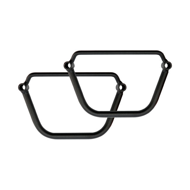 Long Ride, Saddlebag Holder. Black Saddlebags Mounts Longride