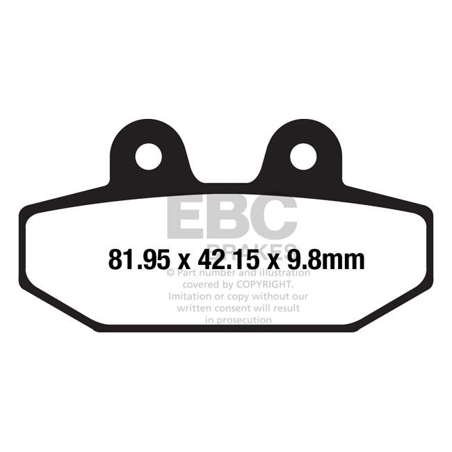 Ebc Brake Pad Ebc Fa710 V Brake Pads Ebc