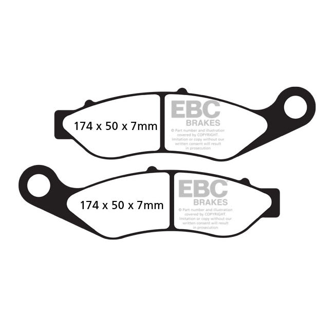 Ebc Brake Pad Fa V Series Sintered Metal/Organic Compound Brake Pads Ebc