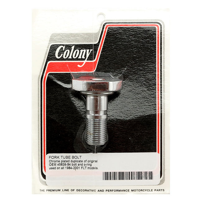 Colony Fork Tube Bolt Flt Fork Tube Caps Colony