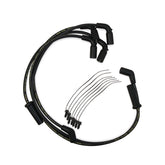 Accel, 8mm Ferro Spiral core spark plug wire set. Black SPARK PLUG WIRES Accel