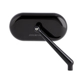 Right Forged Oval Mirror, Black Mirrors Arlen Ness