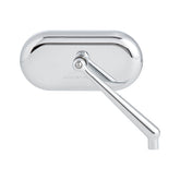 Arlen Ness, Oval forged mirror. Right, chrome MIRRORS Arlen Ness