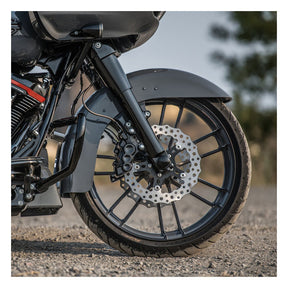 Arlen Ness 11.5" Jagged® Brake Rotor, Black Arlen Ness