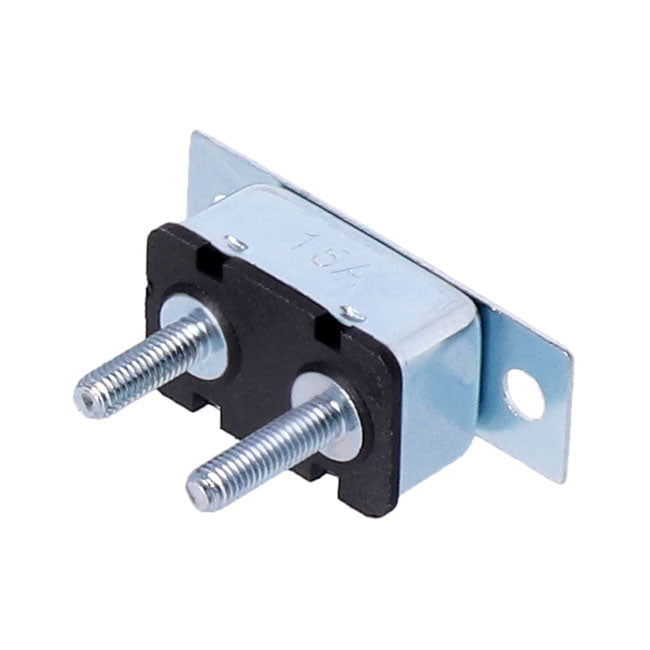 Circuit Breaker, Automatic. Dual Mount, Metal. 15 A Circuit Breakers Mcs