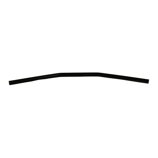 Drag Style Wide Handlebar 1" Black Handlebars Highway Hawk