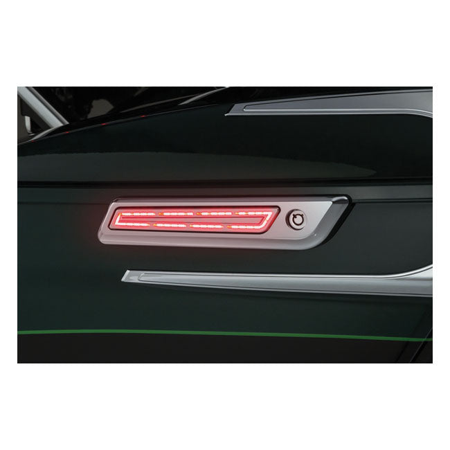 Kuryakyn, LED saddlebag hinge accents. Chrome SADDLEBAGS MISC Kuryakyn