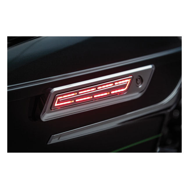 Kuryakyn, LED saddlebag hinge accents. Chrome SADDLEBAGS MISC Kuryakyn