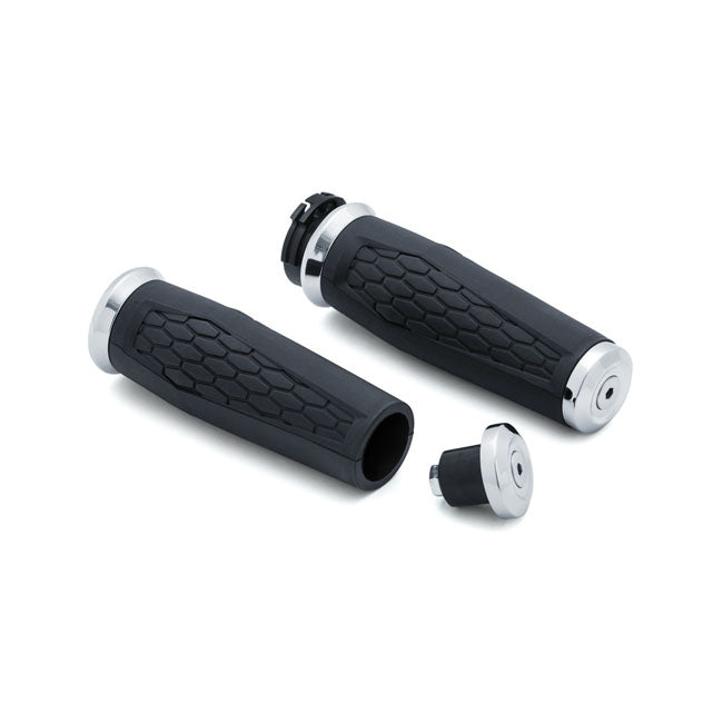 Kuryakyn, Hex grips chrome GRIPS Kuryakyn