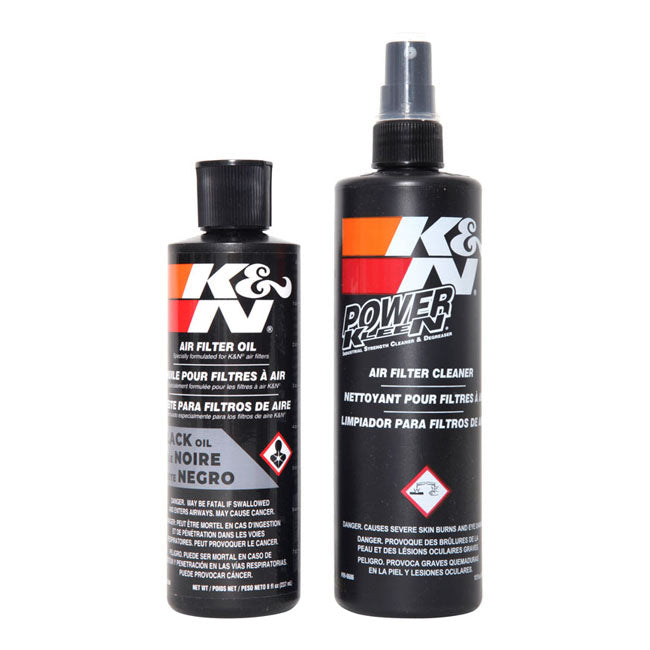 K & N Air Filter Care Kit Black Aircleaners Cleaners K&N