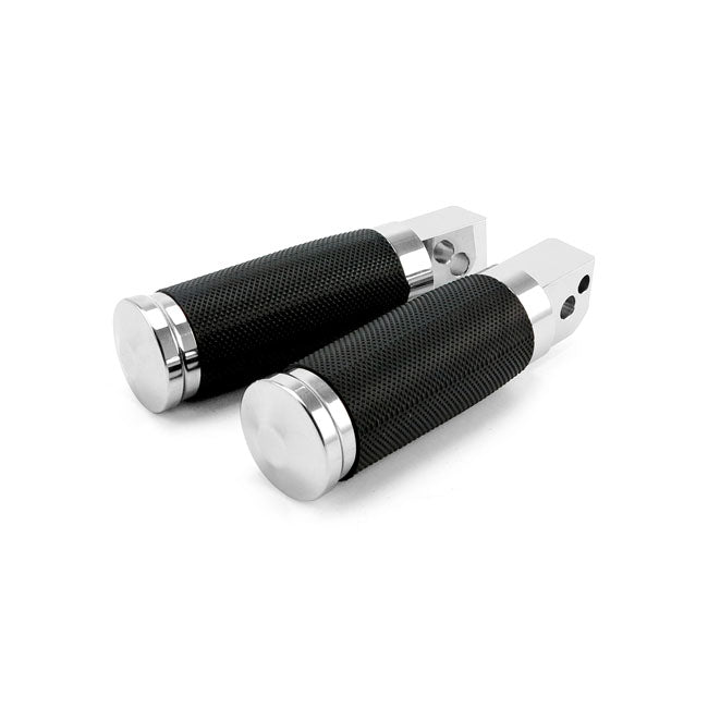 Caliber Passenger Footpegs, Polished Passenger Pegs Mcs