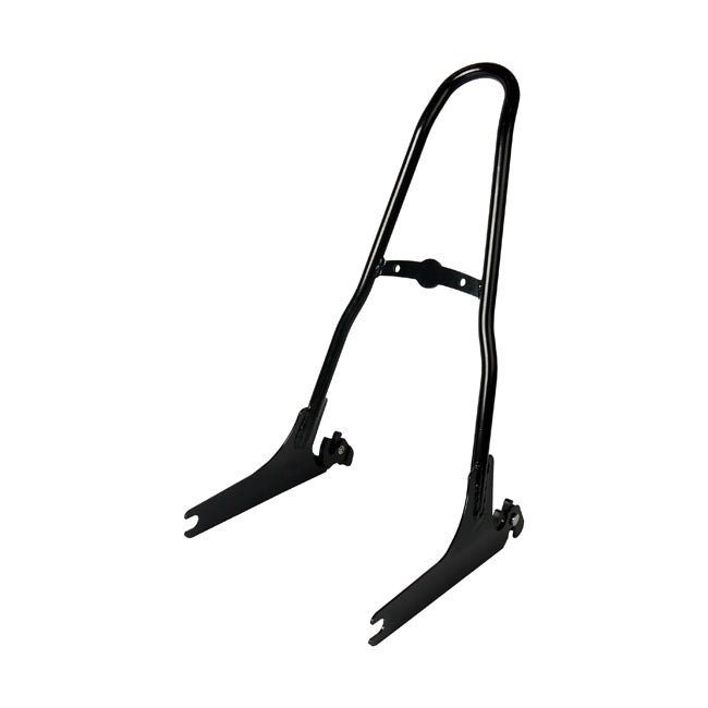 Sissy Bar Kit 21" 1 Piece Upright, Black Sissy Bars Mcs