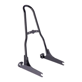 Sissy Bar Kit 21" 1 Piece Upright, Black Sissy Bars Mcs