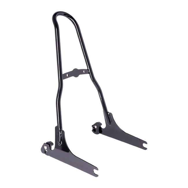 Sissy Bar Kit 21" 1 Piece Upright, Black Sissy Bars Mcs